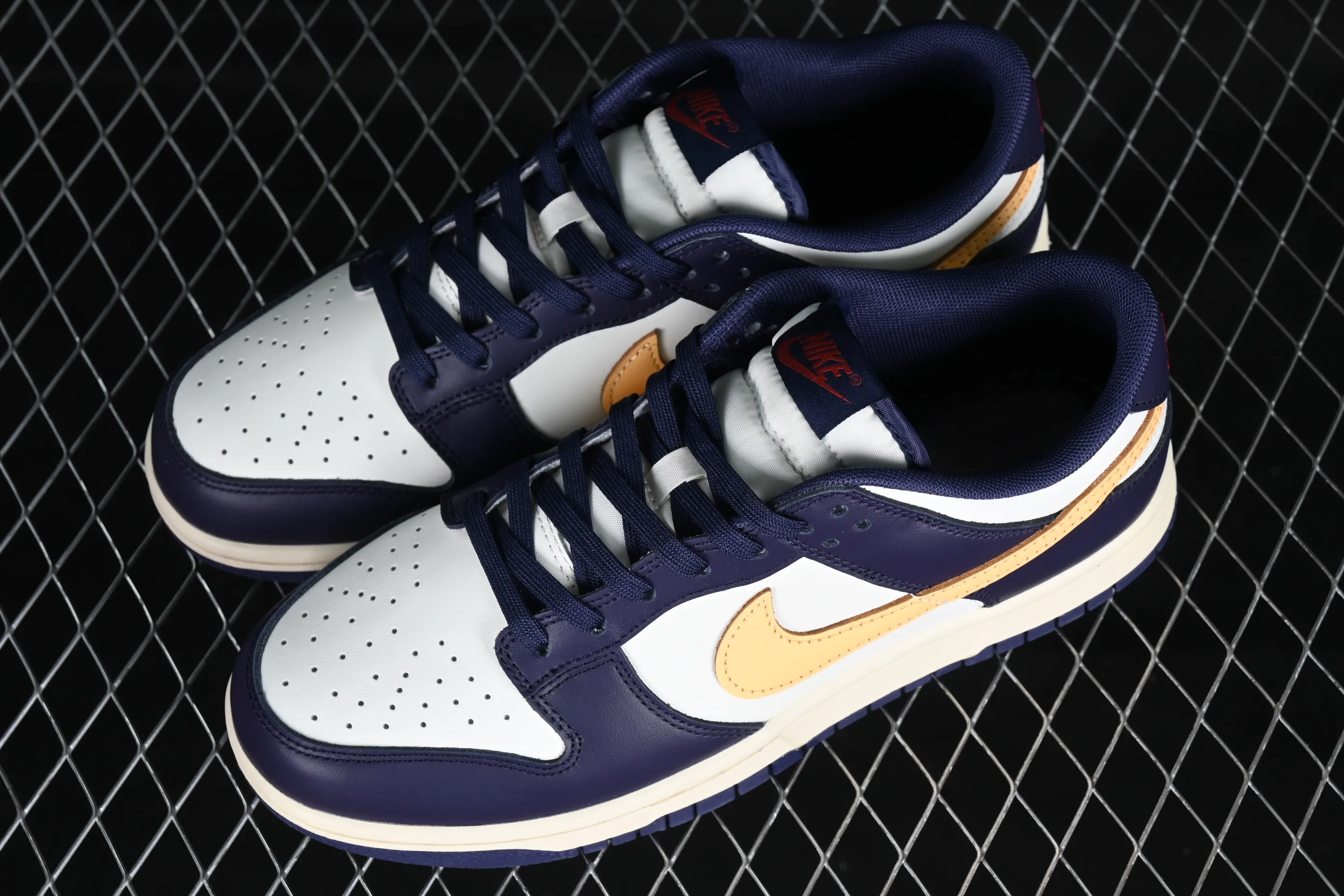All categories Nk SB Dunk series Nk SB Dunk Low low-top sneakers Nk Dunk Low Retro "Navy Blue" purple gold white SB low-top casual sneakers FV8106-181